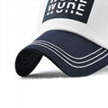 Hot sale text embroidery logo curve brim custom twill cotton  baseball caps manu 1