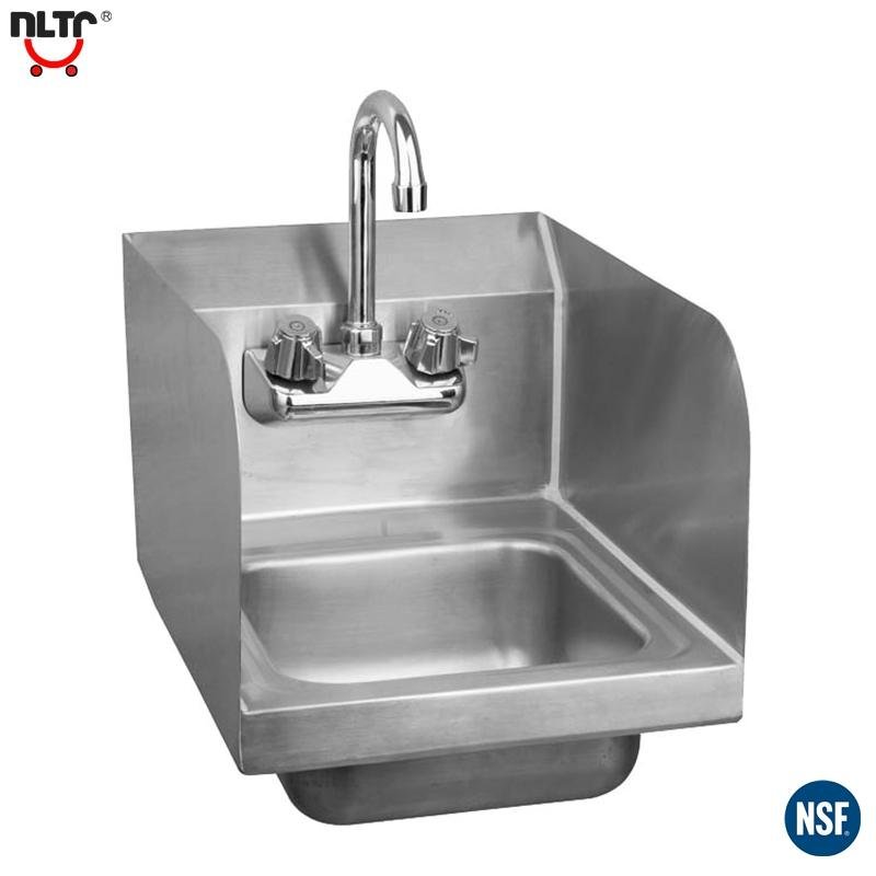 Wall-Mount Hand Sink with Welded Splash Guards