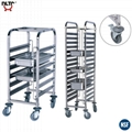 Stainless Steel Single Unit Rack Trolley