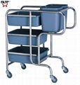 Stainless Steel Dish Collecting Cart