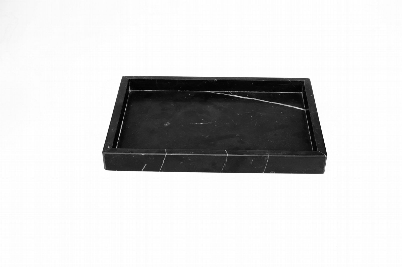 black marble tray, natural stone tray, serving tray 