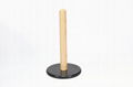 Black marble kitchen paper towel holder