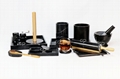 Black marble kitchen paper towel holder 2