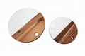 round wood cutting board