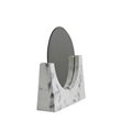 Cosmetic Makeup Stand for Bathroom, Dresser with Dual Magnification 