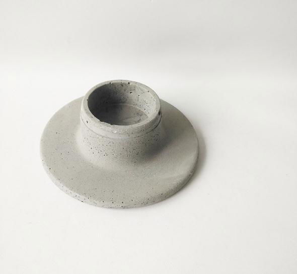concrete cylinder candle holder made in china