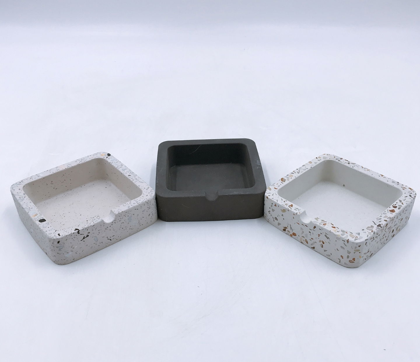  Wholesale factory high quality custom ashtray concrete terrazzo ashtray