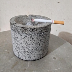 Manufacturers wholesale custom gray terrazzo ashtray 