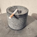 Manufacturers wholesale custom gray terrazzo ashtray  4