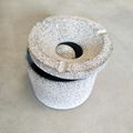 Manufacturers wholesale custom gray terrazzo ashtray  5