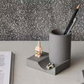 fair-faced concrete penholder desk