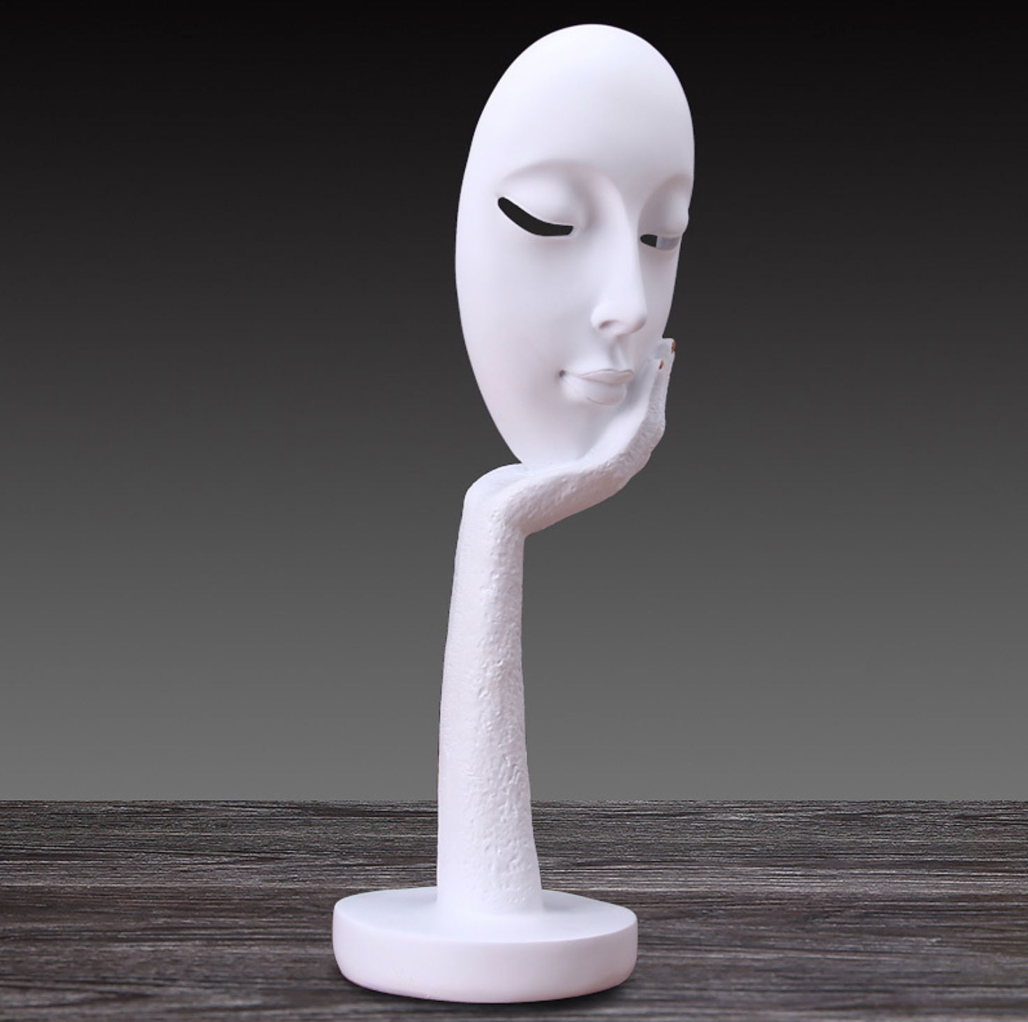 Lady Face flower vase home decoration accessories modern ceramic vase  2