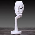 Lady Face flower vase home decoration accessories modern ceramic vase 