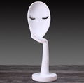 Lady Face flower vase home decoration accessories modern ceramic vase 