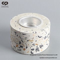 Terrazzo Tea Light Holder Concrete Stoneware Candle Holder FREE SAMPLE