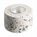 Terrazzo Tea Light Holder Concrete Stoneware Candle Holder FREE SAMPLE 3