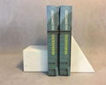 modern triangle white marble bookends, Set of 2