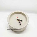 Home Decoration Round Shape Cement Clock