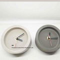 Home Decoration Round Shape Cement Clock 4