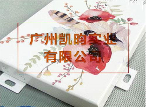 广州凯昀现代艺术彩绘铝扣板天花