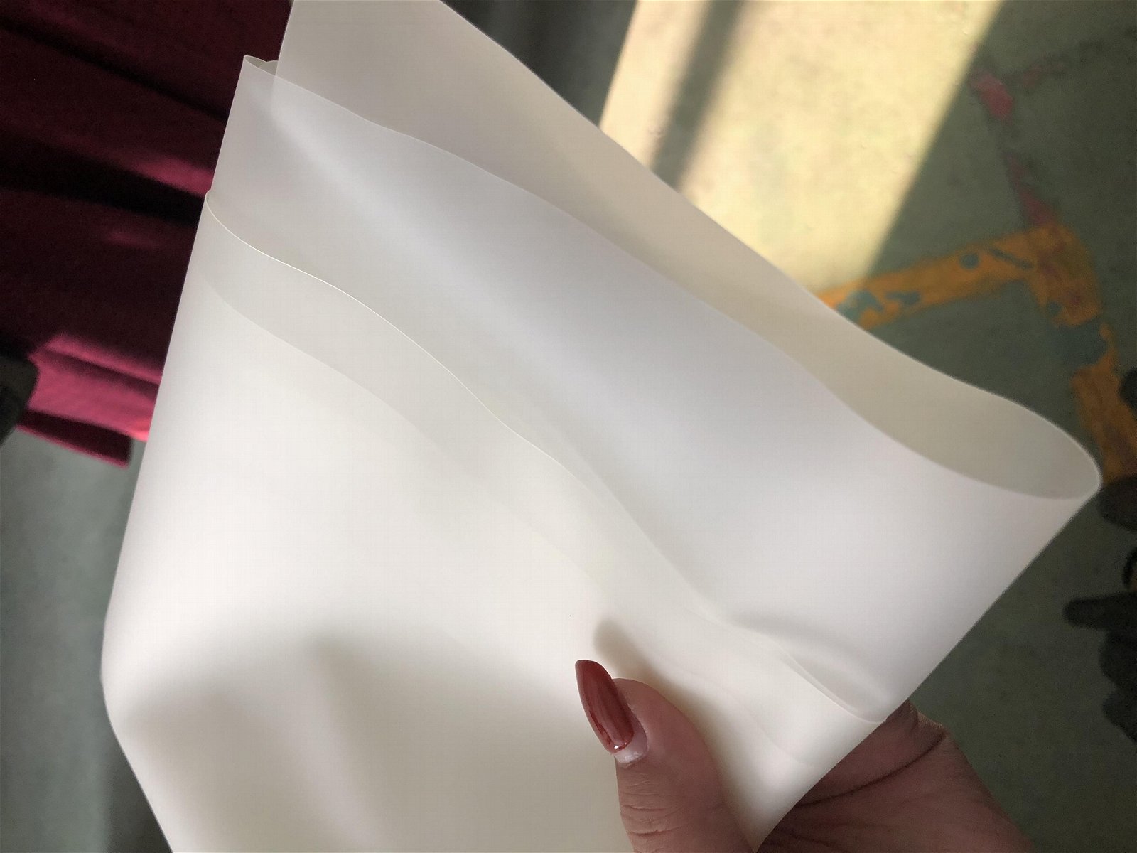 0.15MM 85A TPU printted film for garment label 4