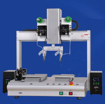 XHL-H8331R 8-Axis Desktop High Efficiency Automatic Soldering Machine