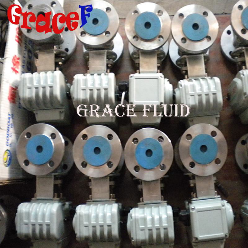 China Quarter Turn 24v 110v 220v 380v Electrical Actuators for Ball Valves 2