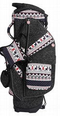 Nordic style golf stand bag