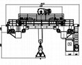 25 ton electromagnetic bridge type rotary telescopic beam crane