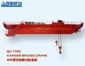 QD type 16/3.2 ton hook bridge double beam crane qd16/3.2 t-14.5/15.5/16.5/17.5m