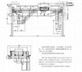 200/50 ton QD overhead crane with hook 4