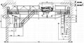 QD type 5-ton hook bridge double beam crane qd5t-26.5/27.5/28.5/29.5m
