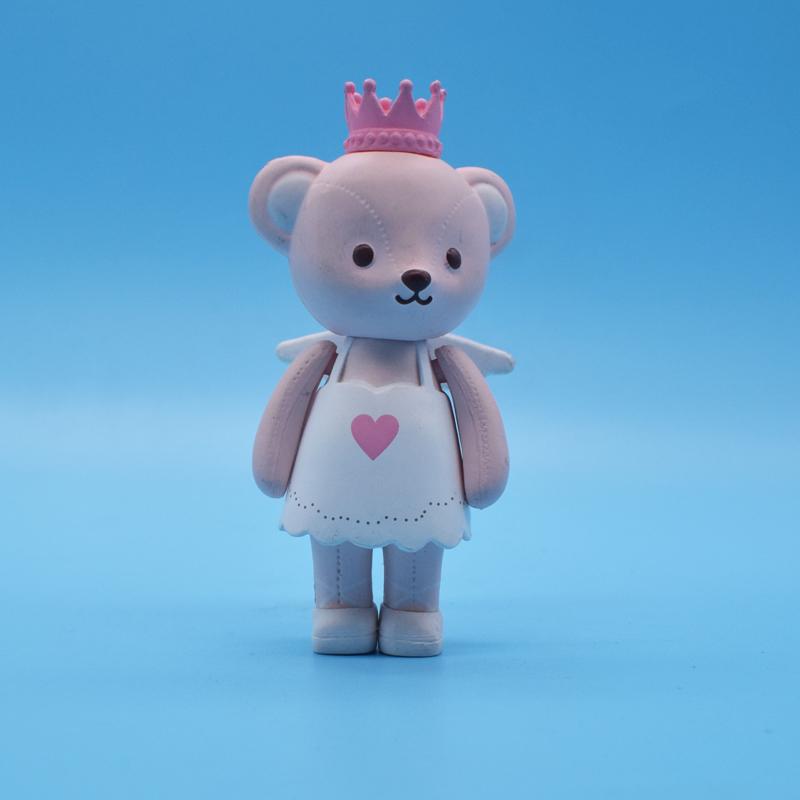 Factory direct cute queen bear cook action figure toy for girls