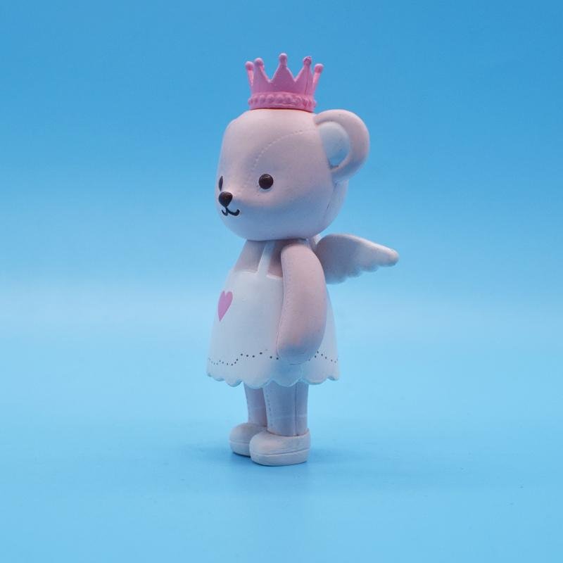 Factory direct cute queen bear cook action figure toy for girls 5
