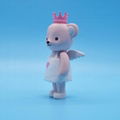 Factory direct cute queen bear cook action figure toy for girls