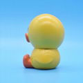 Factory direct PVC cute small yellow duck cartoon action figure toy