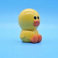 Factory direct PVC cute small yellow duck cartoon action figure toy