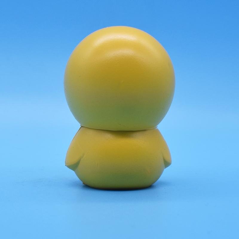 Factory direct PVC cute small yellow duck cartoon action figure toy 5