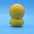 Factory direct PVC cute small yellow duck cartoon action figure toy