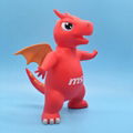 Factory direct PVC the small fly Dragon's character image cartoon action figures 4