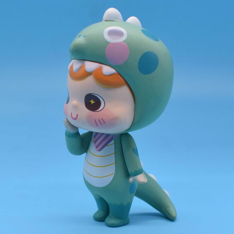 Factory direct lovely wear dinosaur costume boy's cartoon figure toy 5