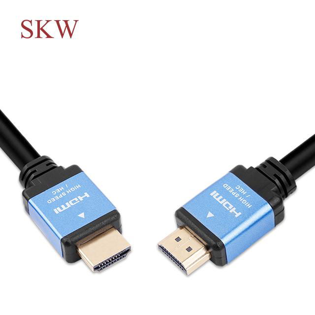 SKW 4K Ultra High Speed Metal Shell Premium High Speed HDMI Cable with ethernet