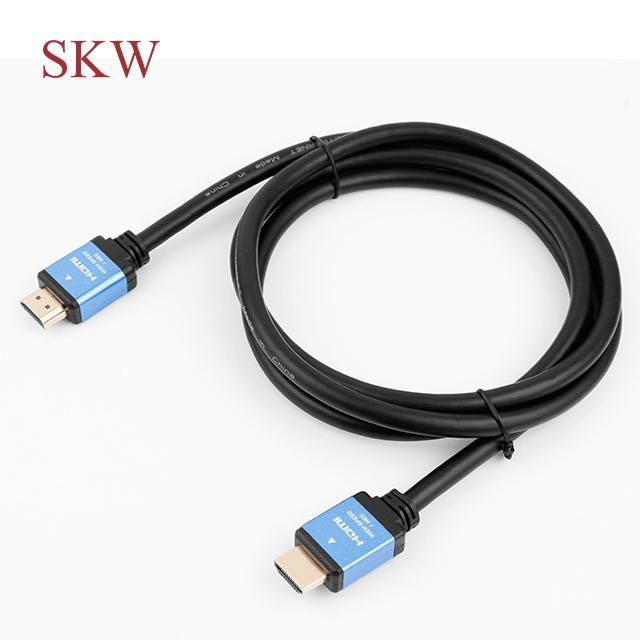 SKW 4K Ultra High Speed Metal Shell Premium High Speed HDMI Cable with ethernet 5