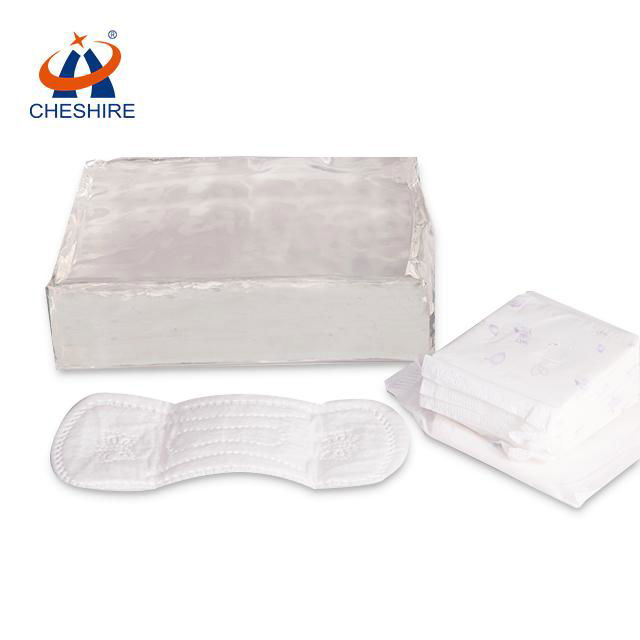 Cheshire hygienic sanitary napkin/diapers using hot melt glue 