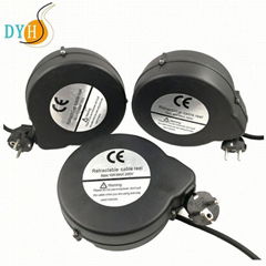 spring loaded retractable cord reel for home appliances