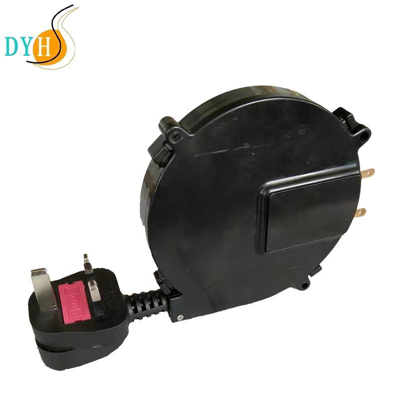 mini retractable cable reel for insert application of all small movable equipmen