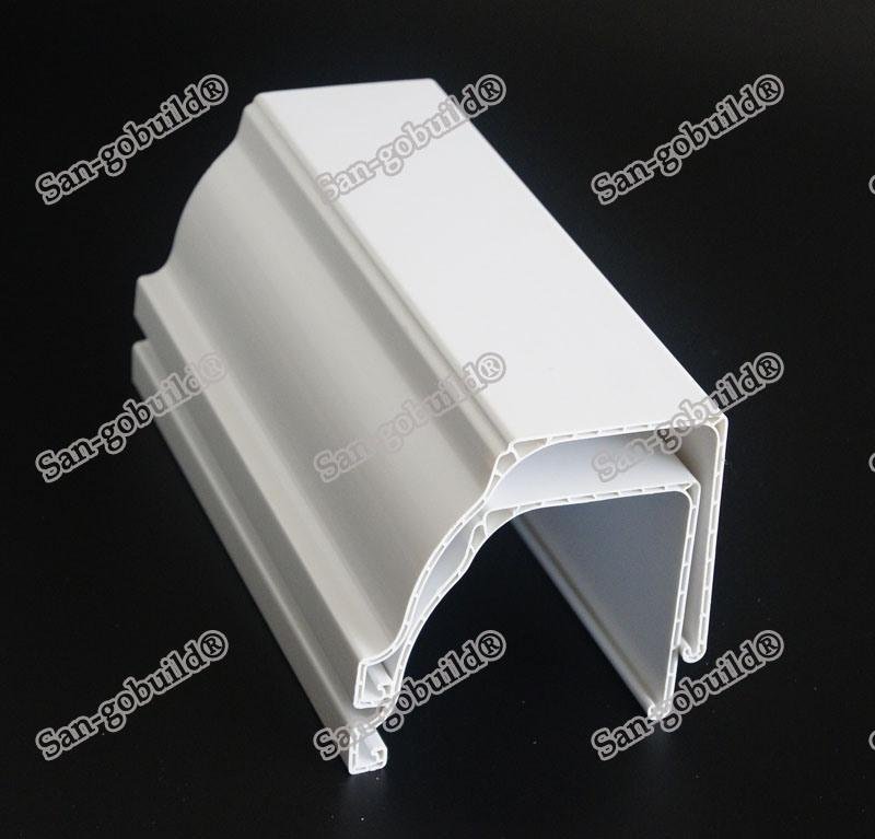 K-style 5.2inch and 7 inch professional era pvc rain gutter factory  5