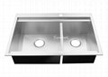 60/40 Double Bowl Top Mount Stainless