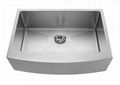 Single Bowl Apron Front Stainless Steel