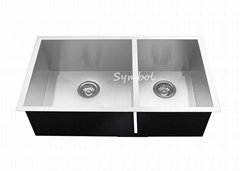 32 Inch Double Under Counter Stainless Steel Sink